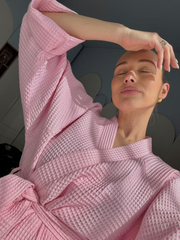 Waffle robe Sunday Morning