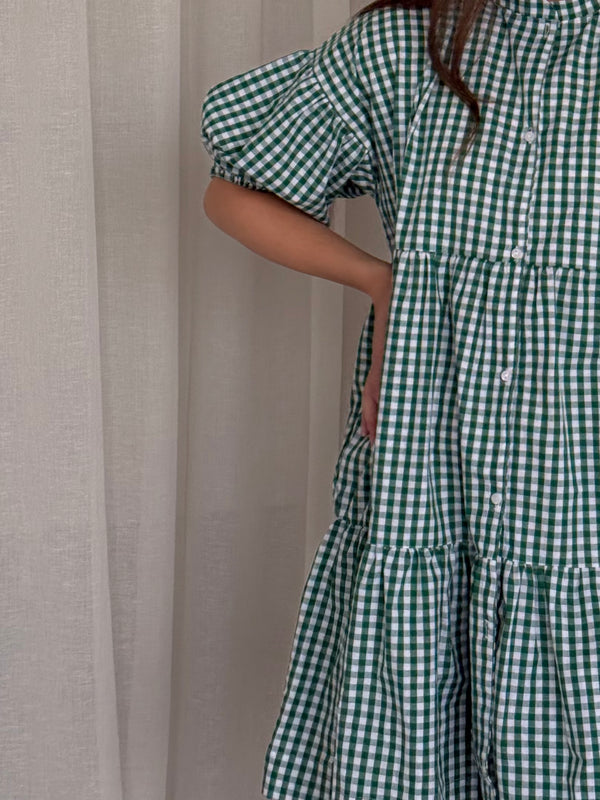 Cotton dress Honeycomb