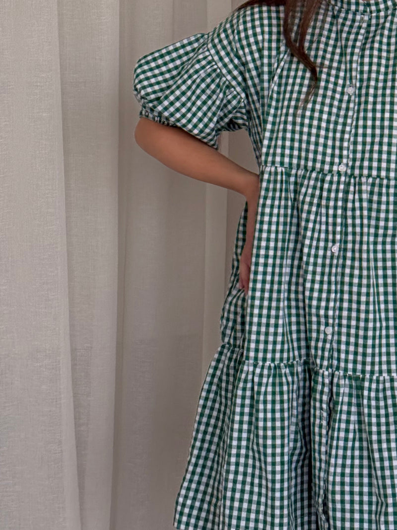 Cotton dress Honeycomb