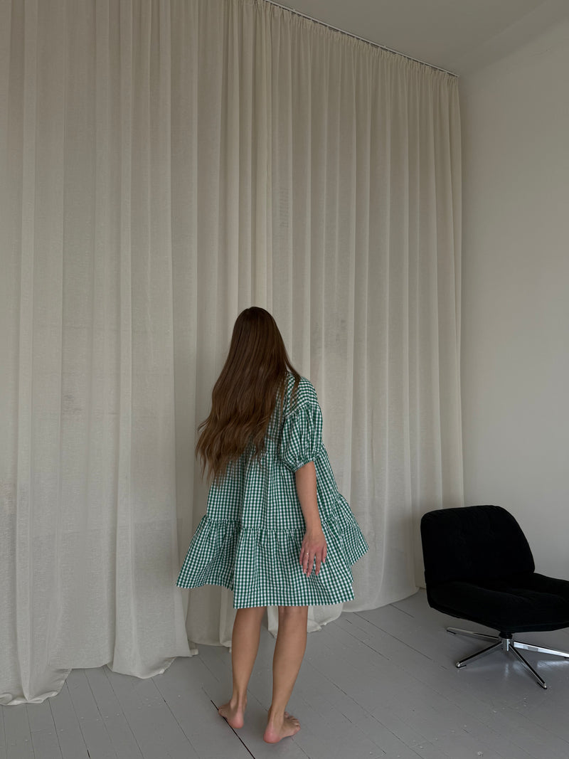 Cotton dress Honeycomb