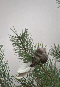 Winter Bird with clip / 1 pcs.