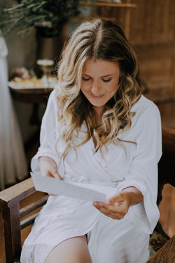 Cloud bridal robe