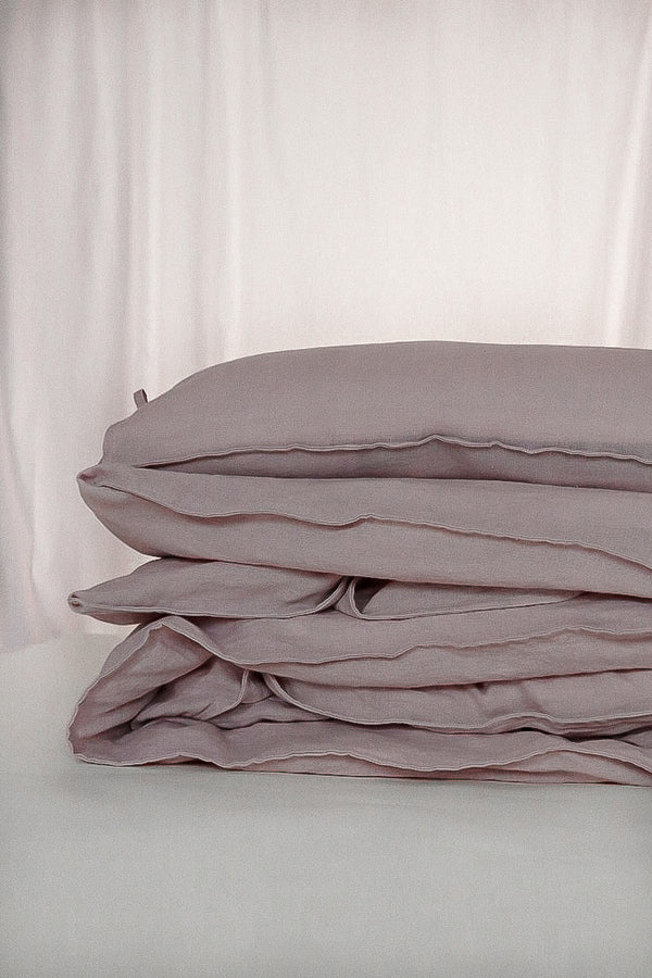 Linen duvet cover double