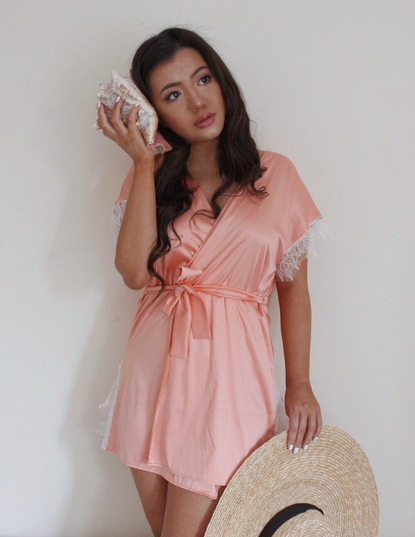 Marshmallow short robe - sale